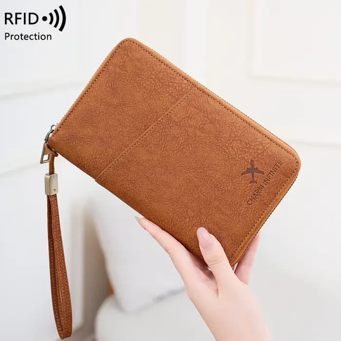 Sac de passeport multifonctionnel bloquant RFID