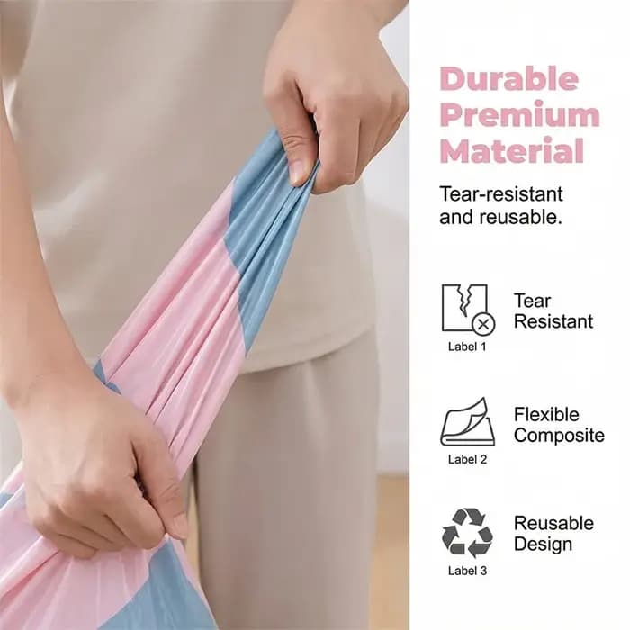Sac de rangement sous vide sans pompe pour vêtements