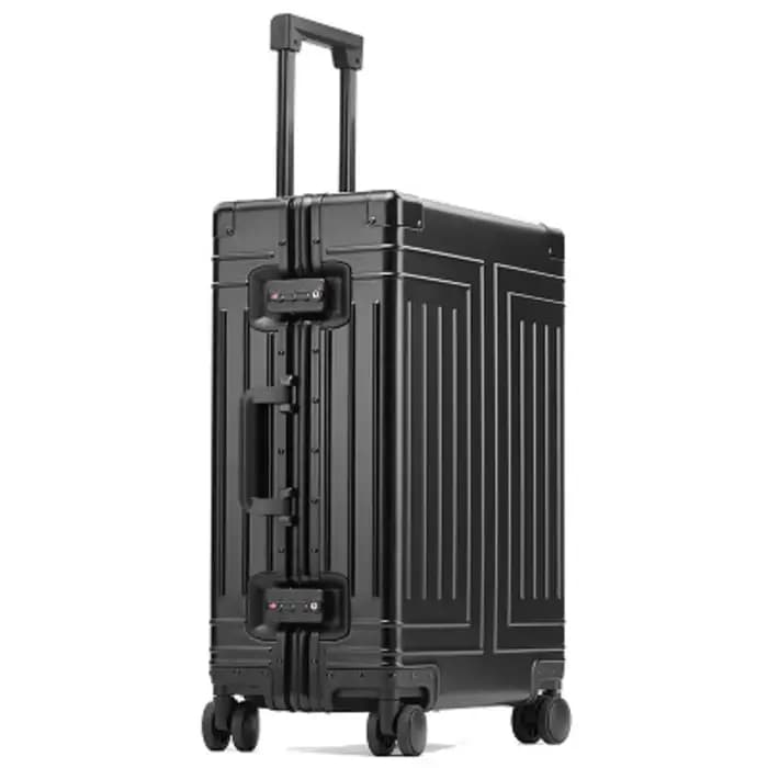 Snugcozy-Valise à Roulettes de Haute Qualité, 100% Aluminium-Magnésium, Parfait pour la Valise de Vo