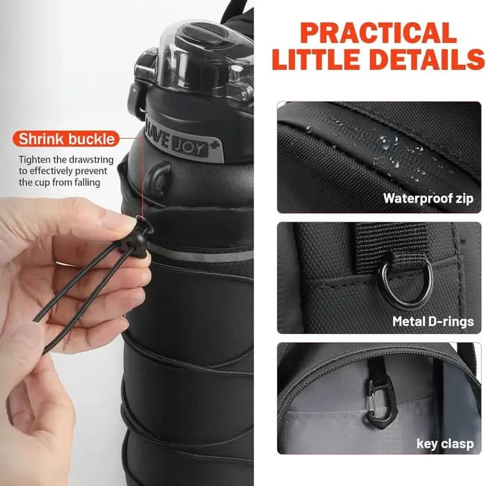 Sac de sport magnétique pour hommes et femmes – Bouteille à bandoulière avec fixation