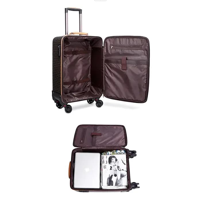 Ensemble de bagages à roulettes avec sac fourre-tout
