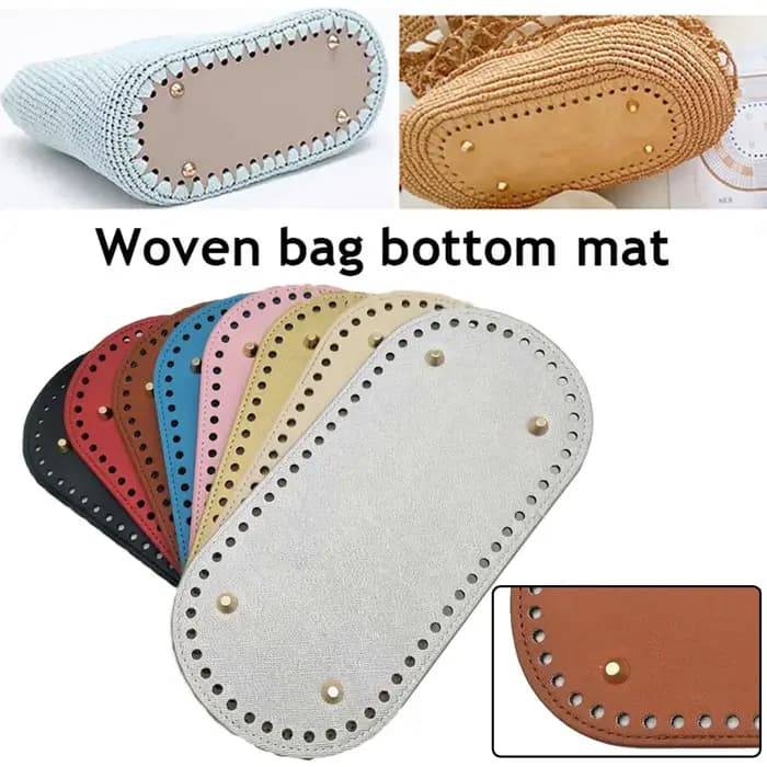Fond de sac ovale 25x12cm pour sac tricoté