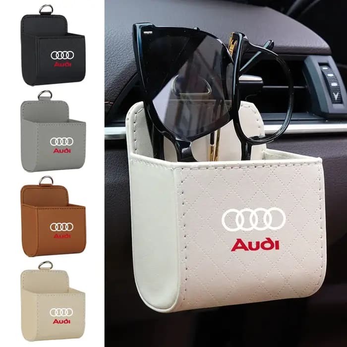 Boîte de rangement suspendue pour sortie d'air de voiture, accessoires d'organisation pour Audi Sline TT RS S Quattro A3 A4 A5 A6 A7 S3 S5 S4 S6 Q3 Q4 Q5