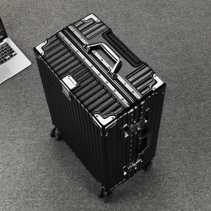 Valise de voyage cadre en aluminium valise de transport de 20 pouces roues 0n valise à mot de passe