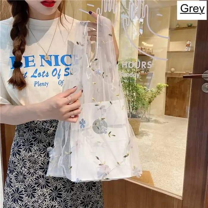 Sacs à main de mode Eco Shopping fourre-tout broderie sac
