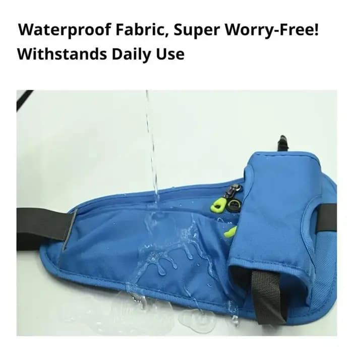 Sac Banane de Course avec Porte-Bouteille d'Eau