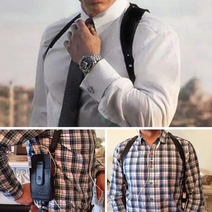 Sac d'agent secret antivol pour hommes