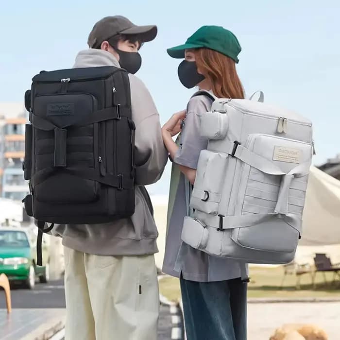 Sac à dos multi-poches pour ordinateur portable pour homme