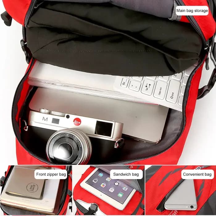 1 pièces grande capacité 40L randonnée sac à dos léger imperméable pliable