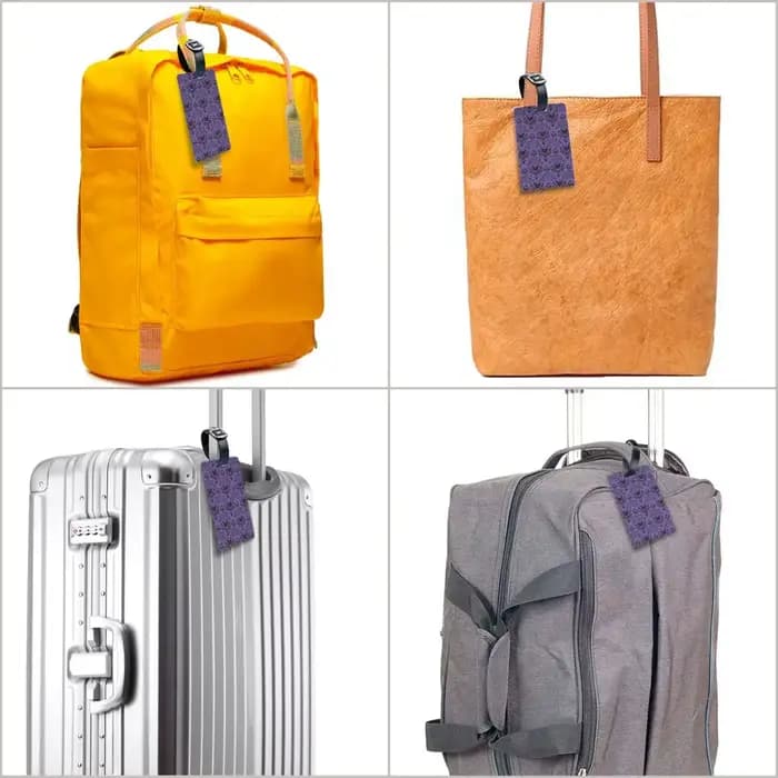 Étiquettes à Bagages pour Valises de Manoir Hanté
