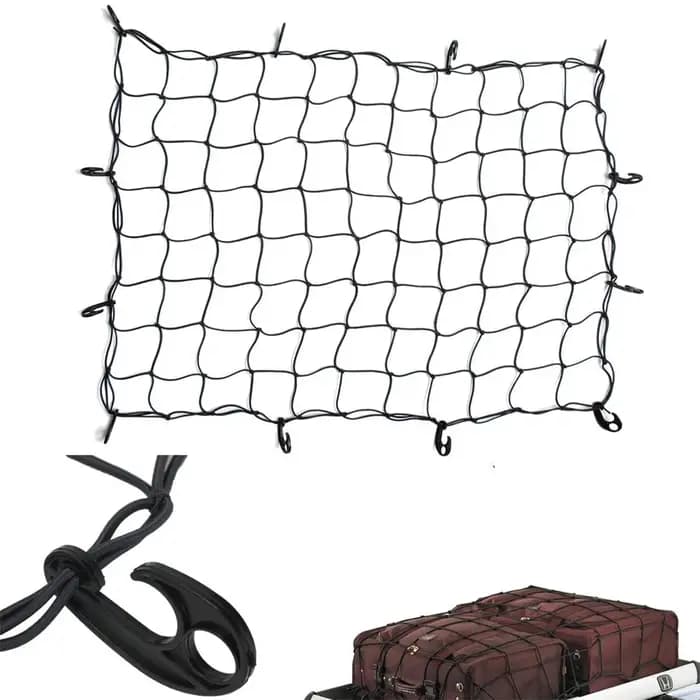 Filet de Chargement en Nylon artificiel astique pour Coffre de Voiture, Filet à Bagages T1 pour Toit