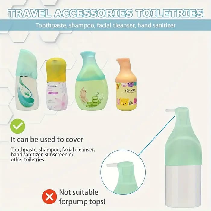 Manchons anti-fuite pour conteneur de voyage