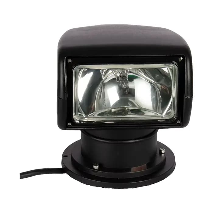 Projecteur marin avec télécommande à 360 degrés, 100W 24v, phare Spot, lumière de recherche pour Yac