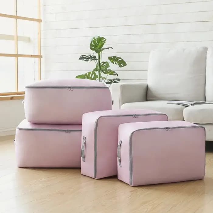 Sacs de rangement résistants à l'humidité pour garde-robe de grande capacité, sacs de rangement plia