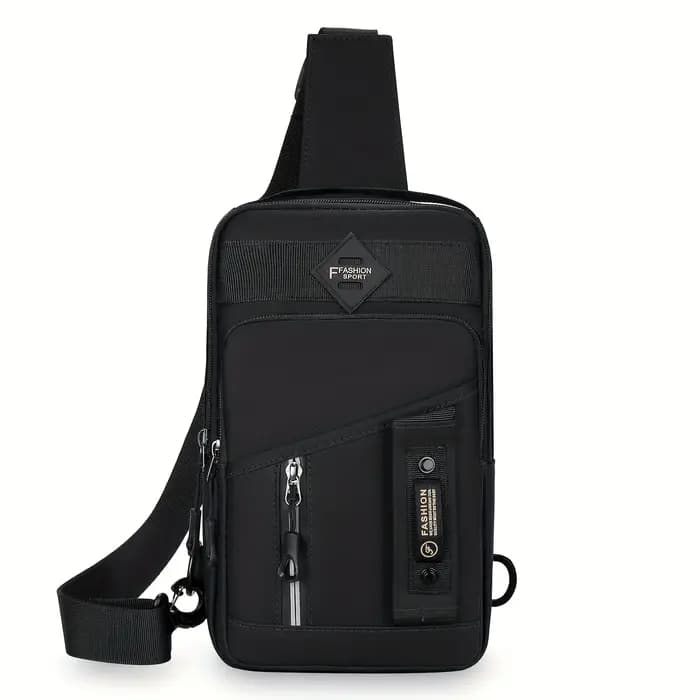 Nouveaux hommes sacs à bandoulière sac de poitrine sacs à bandoulière multifonctionnels sac à bandou