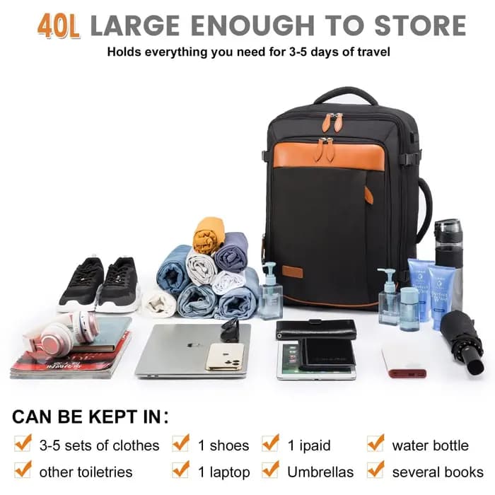 Grande valise extensible de voyage