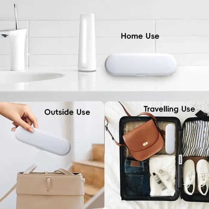 Étui de voyage pour brosse à dents électrique