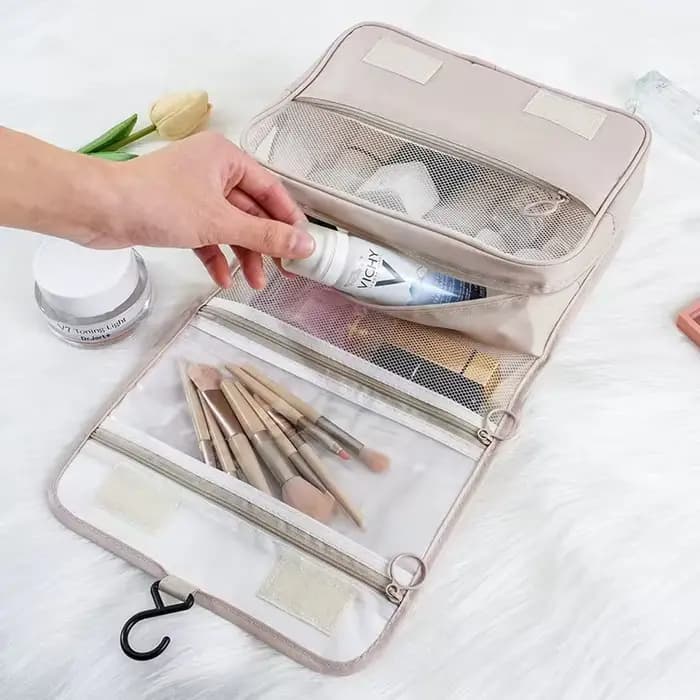 Trousse de toilette portable de voyage pour femme