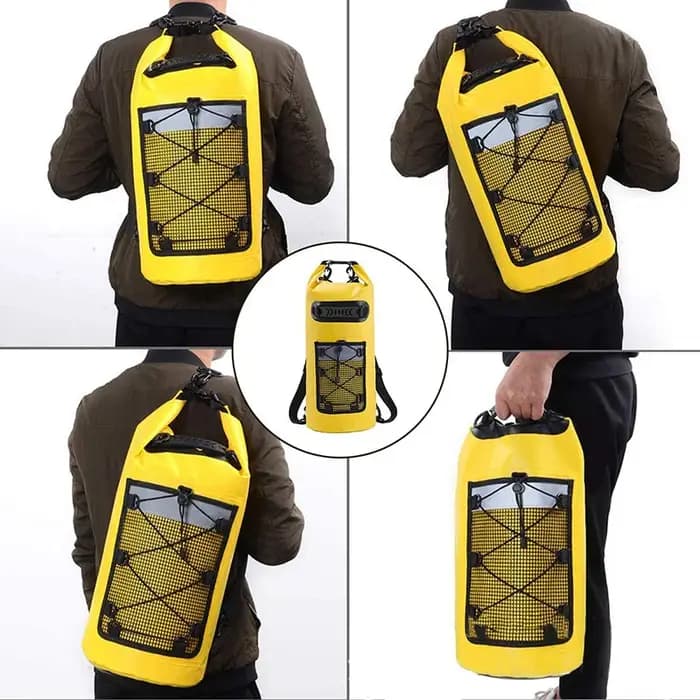 Sac à dos étanche en PVC 30L pour kayak