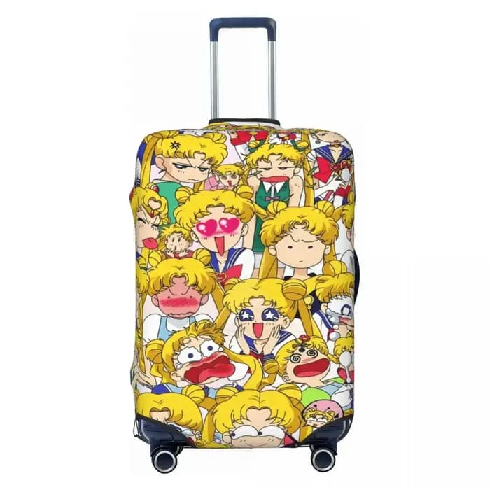 Housse de protection personnalisée pour bagages Sailors Moon Usagi Tsukino, housses de valise de voy