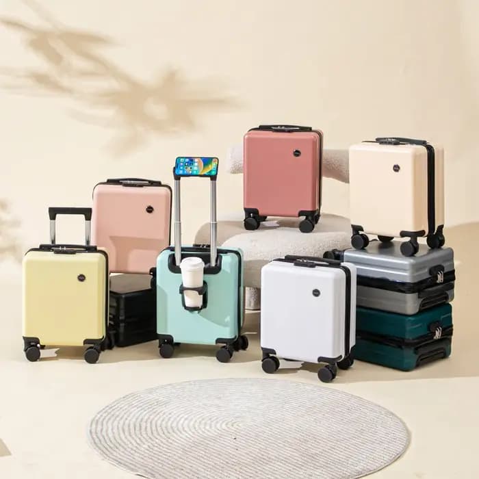Valises De Voyage aériennes sur roulettes avec porte-gobelet
