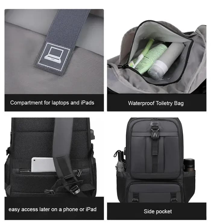 Sac à dos de voyage, sac à dos pour ordinateur portable