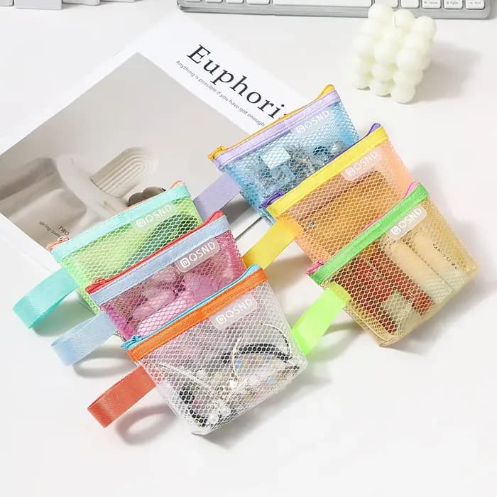 Nouvelles trousses de maquillage de voyage en maille