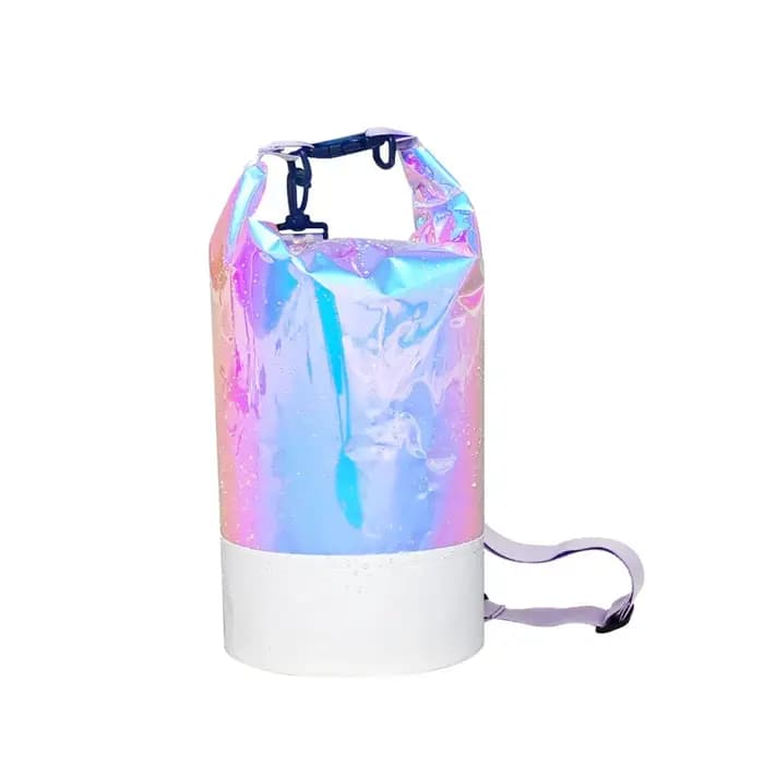 Sac sec étanche 10L/20L, grande capacité avec bretelles, sac seau de natation, sac à dos pliable et