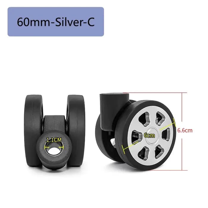 Roues 50/60/64mm adaptées aux roues de valise Rimowa
