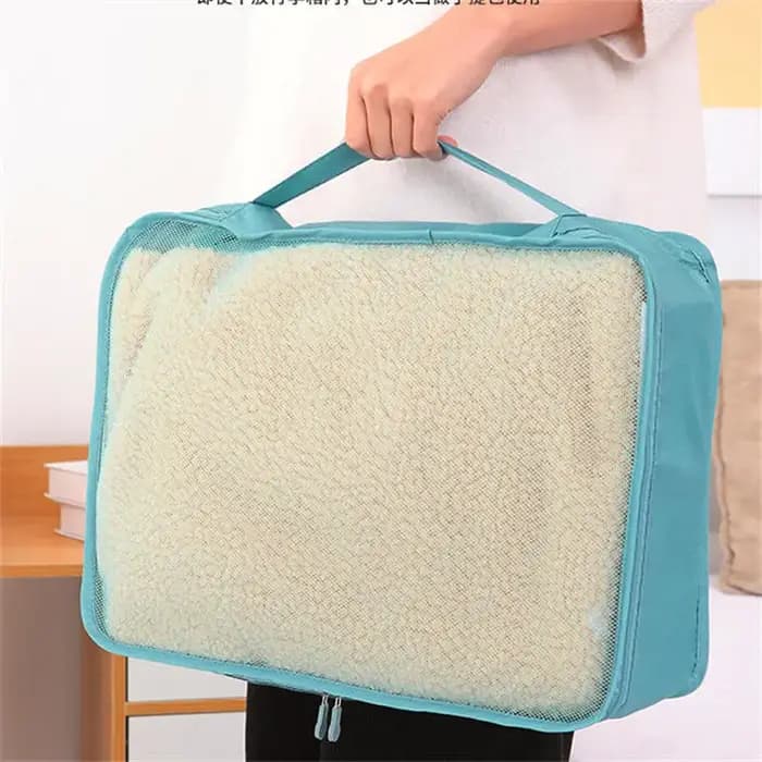 Sac de rangement de voyage grande capacité, pochette de tri pour vêtements, organisateur portable multi-compartiments pour la maison et l'extérieur