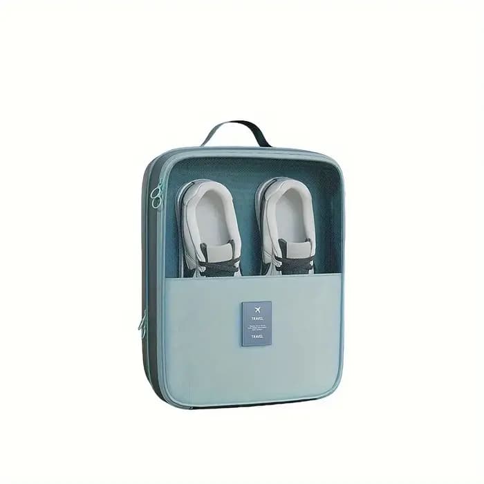 Sac à chaussures de voyage spacieux, 1 pièce, organisateur suspendu robuste avec plusieurs compartim