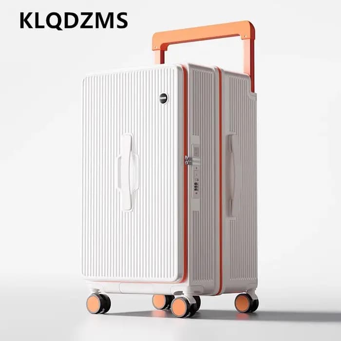 KLQDZMS bagage roulant capacité surdimensionnée boîtier de chariot ABS + boîte d'embarquement PC 20 "24" 26 "28" 30 "32 pouces valise de voyage pour femmes