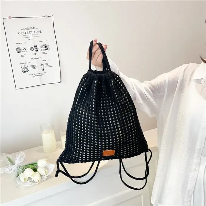 Nouveau 2025 femmes Crochet sac à bandoulière coton lin Boho sac
