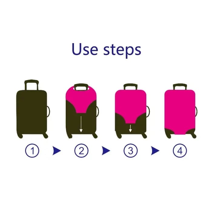 Juste de Protection Solide pour Bagages, Adaptée aux Valises de 18 à 28 Pouces