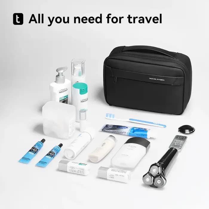 Trousse de toilette de voyage pour hommes, sac de bain de Fitness, séparation sèche et humide, sac de rangement de maquillage étanche, sac de lavage L_MR86