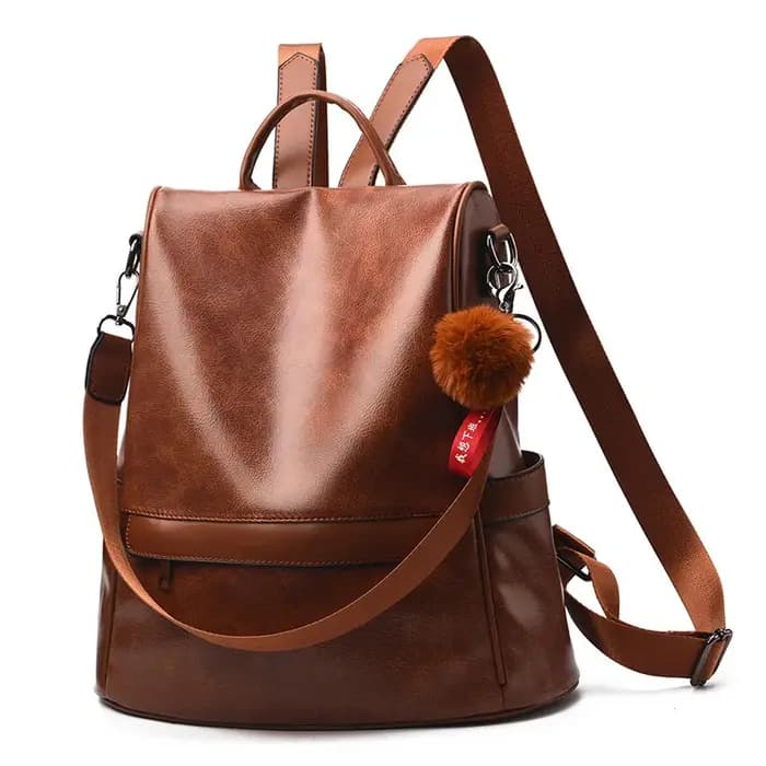 Sacs à dos Vintage femmes en cuir sac à dos mode Anti-vol