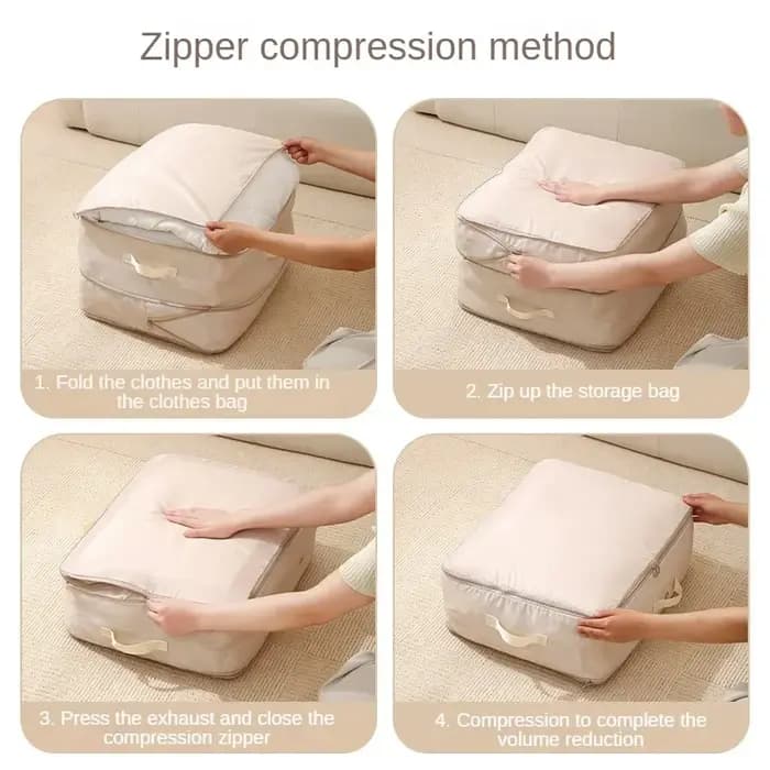 Grand sac de Compression couette vêtements placard armoire organisateur pochette de rangement Ultra gain de place
