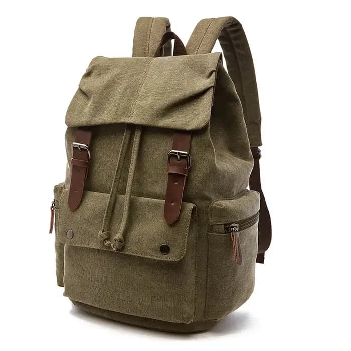 Sac à dos Vintage en toile pour ordinateur portable