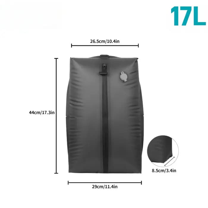 Ensemble Sac de Compression en TPU 17L avec Pompe Electrique