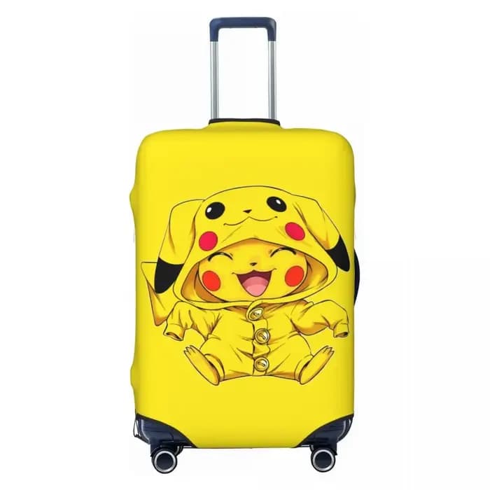 Housse de valise élastique durable avec imprimé P-Pikachizer pour bagages de 18 à 32 pouces