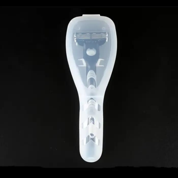 Étui de Rasoir de Voyage en Plastique