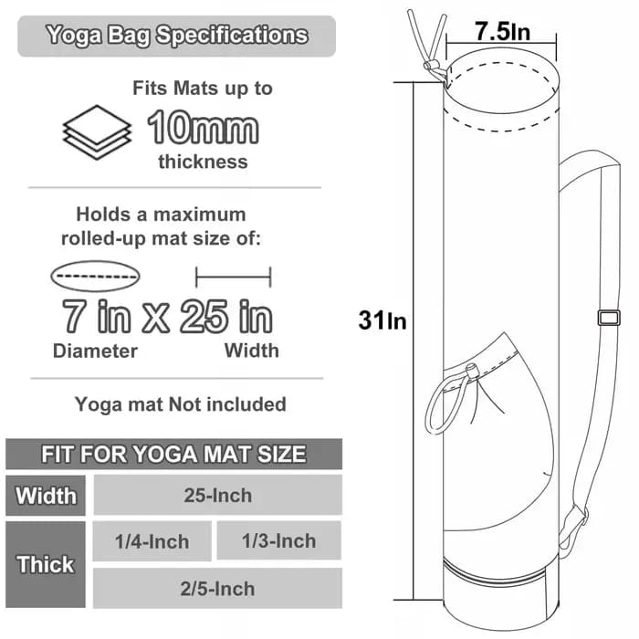 Sac de yoga pour femme