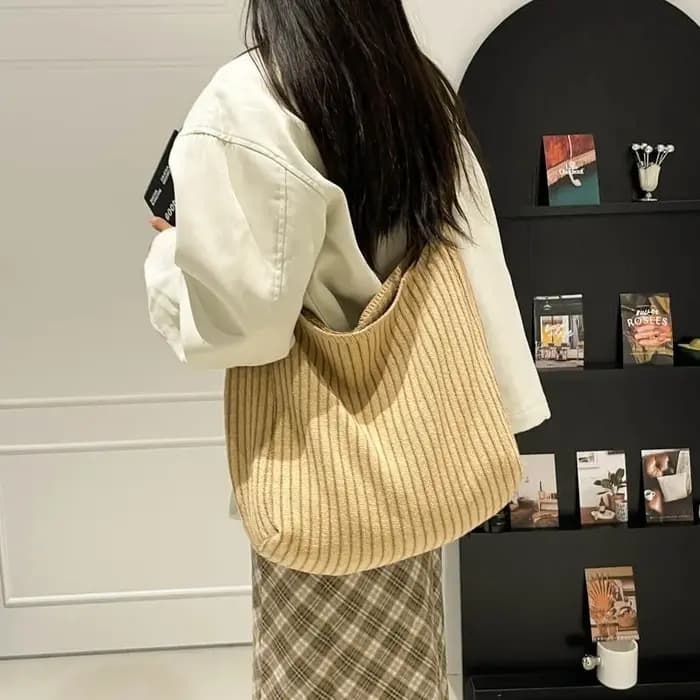 Sacs à main en Nylon rayé de grande capacité