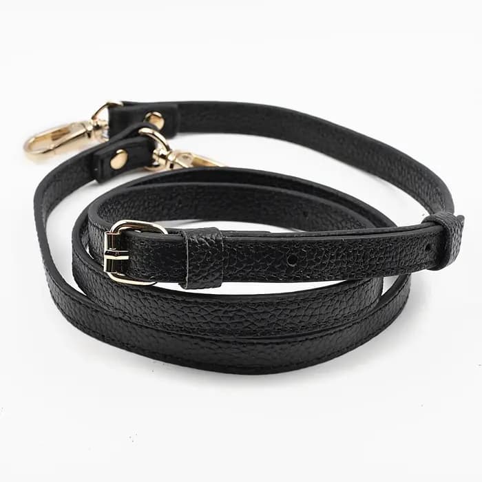 Sangle de sacs en cuir véritable de haute qualité, sangles de remplacement réglables, matériel doré
