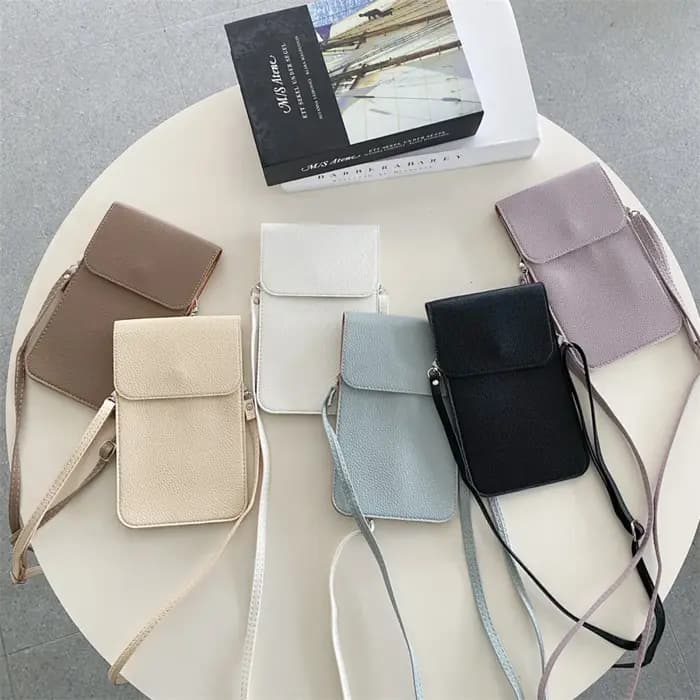 Sac à bandoulière en cuir PU tendance pour femme