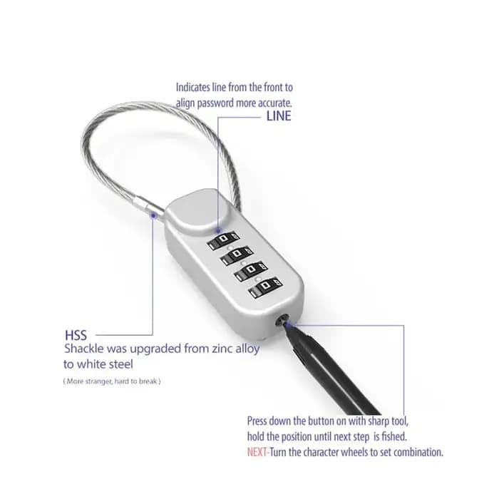 Casier de protection de sécurité de voyage