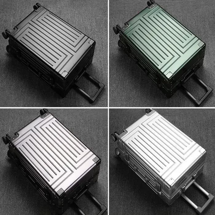 Valise voyage en Aluminium Étanche de 20/24/26/100% Pouces