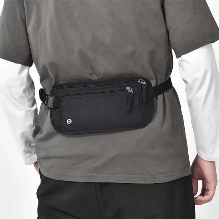 RFID bloquant étanche Sport voyage téléphone argent ceinture sac Fanny Packs hommes femmes caché portefeuille porte-passeport sac grande capacité