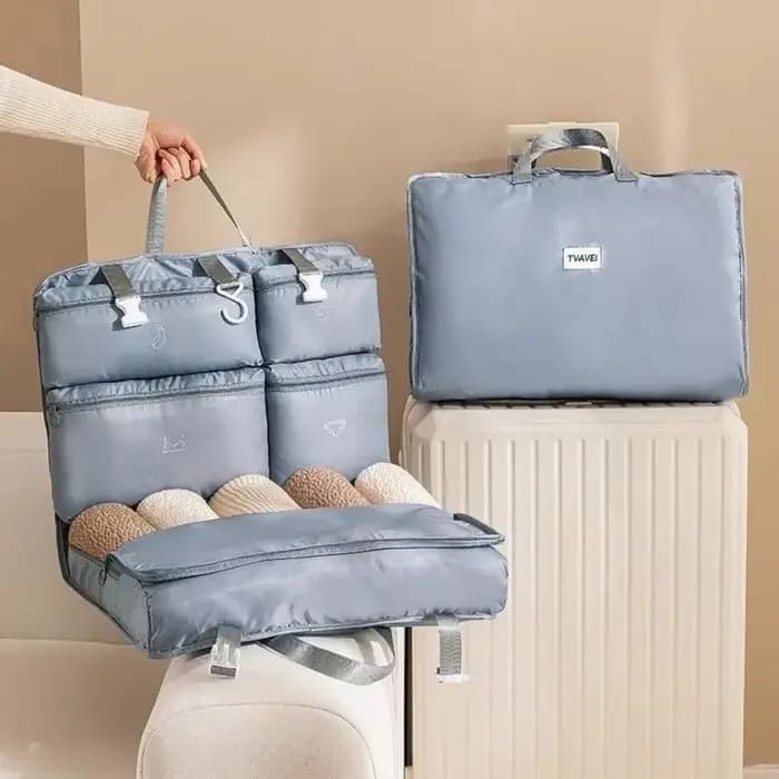 Organisateur de bagages suspendu pliable grande capacité