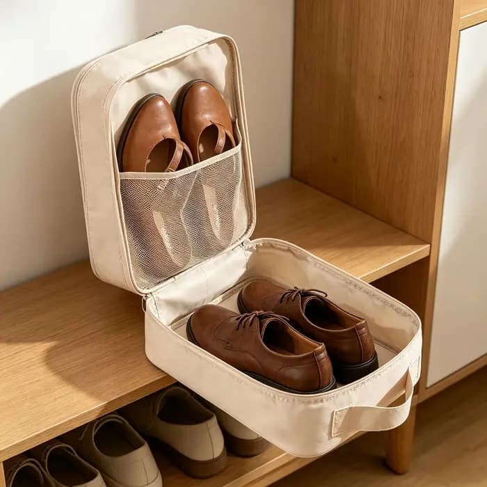 Sac à chaussures de voyage spacieux